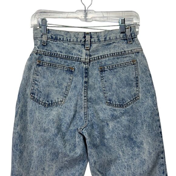 1980's acid wash Dirty Dancing brand bermuda high-waisted shorts 9/10 - Picture 13 of 15